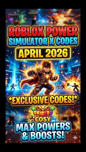 Power Simulator X Codes (April 2026) #roblox #shorts #codes