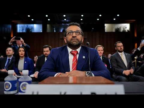 LIVE: FBI Director Patel and law enforcement officials testify at Senate hearing | NBC News