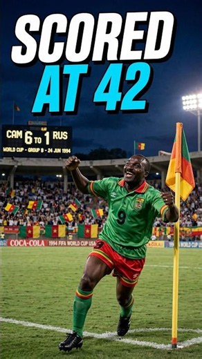 Roger Milla at 42: The World Cup Record Nobody Has Broken #football #footballshorts #cameroon
