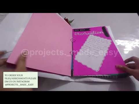 Class 10 Science Project – Food Preservation | Complete Project File | Handwritten Example