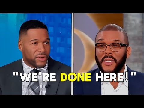 Tyler Perry WALKS OFF Good Morning America Interview After Heated Clash With Michael Strahan.