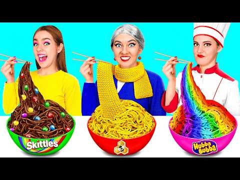 Me vs Grandma Cooking Challenge | Amazing Cooking Hacks by Fun Fun Challenge