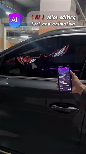 APP Control Car LED Display: DIY your car light easily! #ledscreen