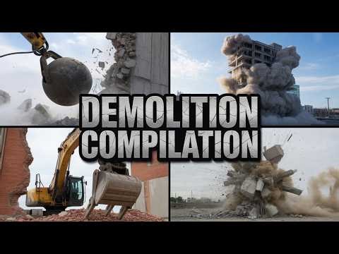 Constructions demolition compilation | Satisfying