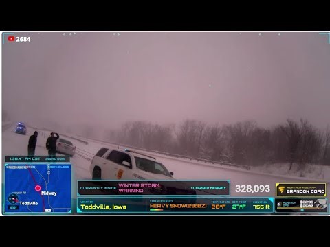 LIVE Winter Storm Chase – Historic Snowfall & Dangerous Roads