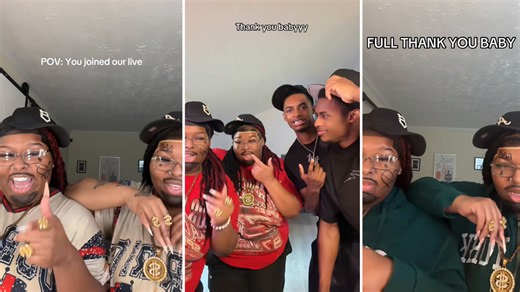 What's The 'Thank You Baby' Meme? The Viral 50/50 Twins TikTok Trend And 'Thank You Babeh' Song Explained