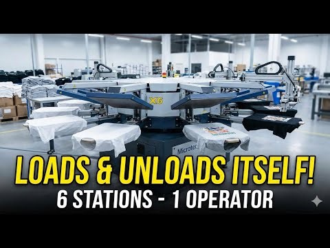 Unstoppable Performance! 🛠 Microtec X6 Industrial Carousel Heat Press - Final QC Test