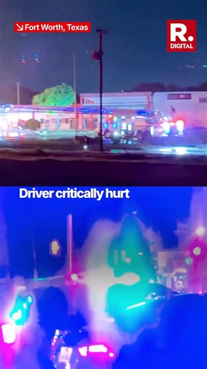 Gasoline Tanker Erupts in Flames After Hitting Power Lines in Texas