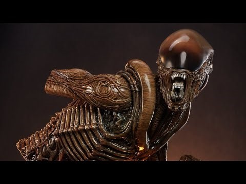 Crazy dog alien bust by deept myth