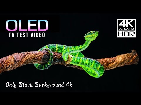 4K OLED Black Screen Demo | Ultra HD Display Test