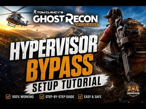 Tom Clancy’s Ghost Recon Wildlands Hypervisor Bypass Setup #tomclancysghostrecon #yt #hypervisor