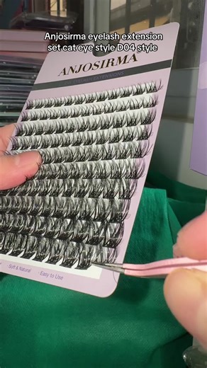 Anjosirma Eyelash Extension Set for Cat Eye Style