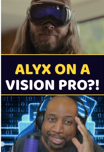 Half-Life: Alyx on an Apple Vision Pro is a new chapter for VR? Full episode: Let's Talk Oculus on YouTube. #halflifealyx #applevisionpro #vr #visionpro #gaming