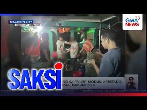 4 na sangkot umano sa "paihi" modus, arestado; 100,000 litro ng diesel, nakumpiska | Saksi