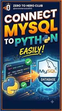 Connect MySQL to Python the Easy Way | Zero to Hero Club