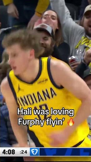 Hali hyped after Furphy's dunk 🙌