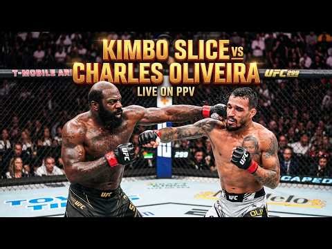 Kimbo Slice vs Charles Oliveira | UFC Heavyweight Title War Knockout Finish