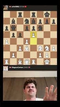 Magnus Carlsen Sacrifices a Bishop for a Royal Fork #chess