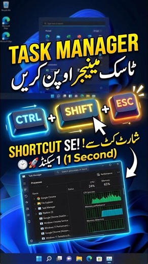 How to open task manager in windows 11 #windows #tech #taskmanager
