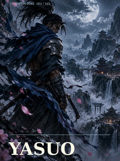 He was accused of murdering his master. To survive, he fought his own brother... and lost him. ⚔️🌪️ Years later, Yasuo learned the truth. But innocence couldn't undo what happened to Yone. CHAMPION LORE 002/142 — YASUO: THE UNFORGIVEN 142 champions. 142 accounts. One goal: Diamond. Follow @142toDiamond for the stories behind the climb. #gaminglore #FantasyLore #darkfantasy #cinematicstorytelling #142todiamond Independent fan project. AI-assisted visuals and narration. Not endorsed by Riot Games