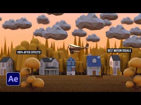 Make Visual Cartoon 3D Animations in After Effects