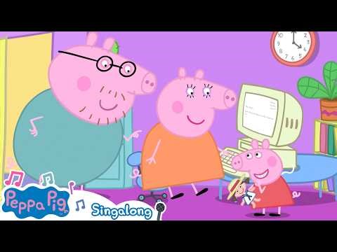 🎶 Peppa, Peppa, Yes Daddy with Lyrics + More Singalong Songs 🛁 Nursery Rhymes 💕 Peppa Pig Songs
