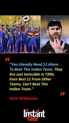 "Need 11 Aliens to Beat This India Team" - Kane Williamson on India's T20 Dominance👽🏏