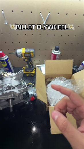 Billet Flywheel Installation on a 212 Minibike Engine
