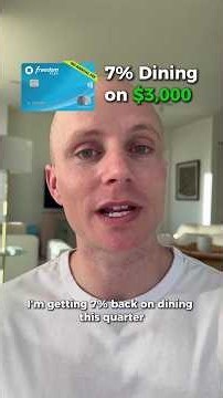 7% Back on Dining With Two Chase Freedom Cards
