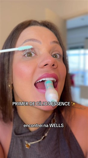 Pub ✨ adoreiii esse primer de cílios hahaha @Wells 🖌️ #wells #makeupwells