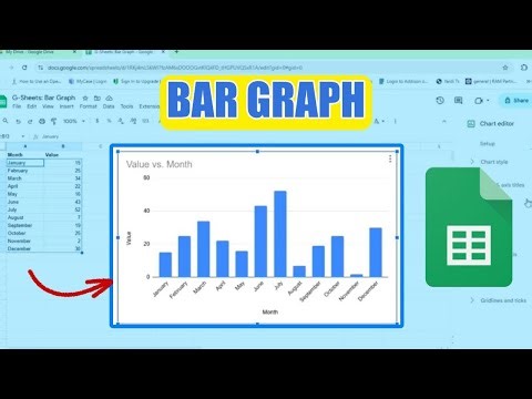 How to Make a BAR GRAPH in Google Sheets | Google Spreadsheet Tutorial