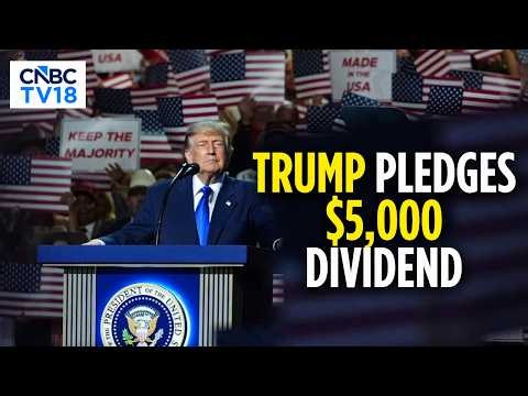 Trump Touts Booming Economy Ahead Of US Mid-Term Elections; Promises $5,000 Dividend Checks