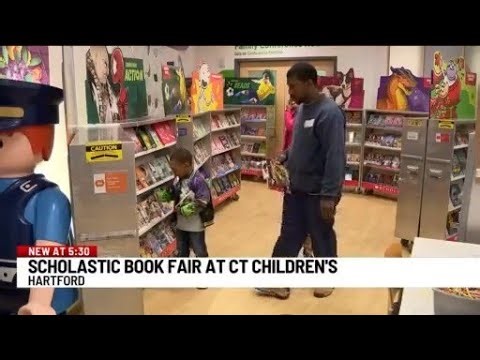 Scholastic and Cigna bring book fair to patients at Connecticut Children's