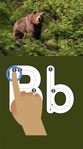 Learn the Letter B | Letter B Phonics & Letter Formation for Kids #shorts #phonics #kids