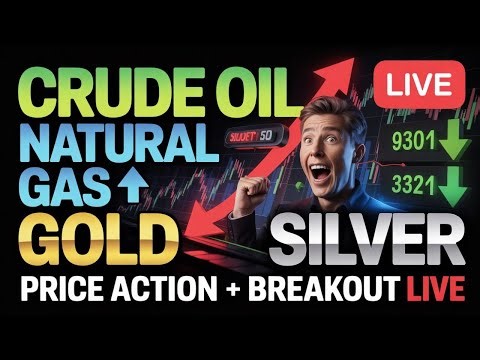 MCX Commodity LIVE | Crude Oil | Natural Gas | Gold | Silver | Real-Time Market Update
