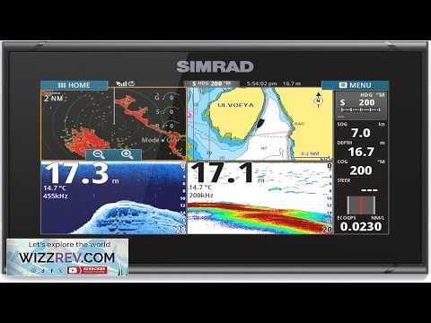 Simrad GO Chartplotter and Fish Finder with Transducer and Radar Options Preloaded