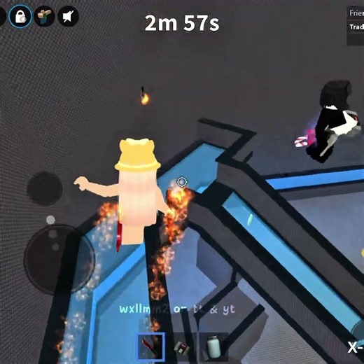 INSANE THROW ONLY MURD ROUND || #murdermystery2 #mm2 #roblox #murdround #montage #phonk #mobile