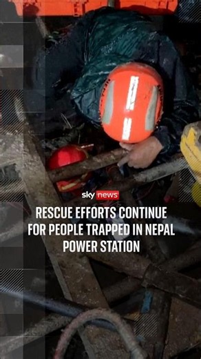 Rescue efforts continue for people trapped in Nepal power station
