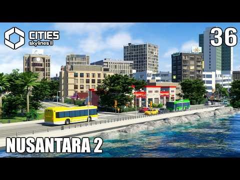Akhirnya Nusantara 2 Punya Transportasi Bus - Cities Skylines 2 Indonesia #36