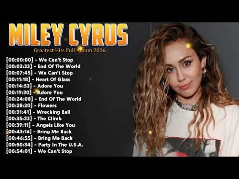 Miley Cyrus Greatest Hits – Top Viral Pop Songs and Emotional Ballads Full Album Mix