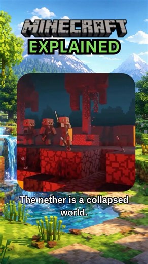 Minecraft Explained: The Nether Is a Collapsed World!?!