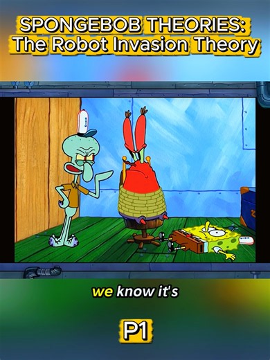 SPONGEBOB THEORIES: The Robot Invasion Theory #SpongeBob #SpongeBobTheory #RobotInvasion #Nickelodeon #CartoonTheory #FanTheory #HiddenDetails #Creepy #TikTokUS #FYP
