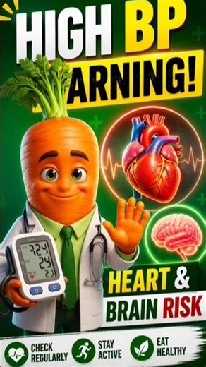 🥕 High BP Warning: Protect Your Heart & Brain