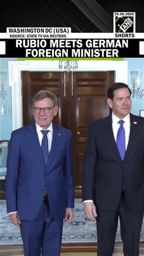 US Secretary Marco Rubio meets German Foreign Minister at State Department in Washington