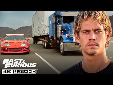 The Fast and the Furious | Brian Races to Saves Dom's Crew