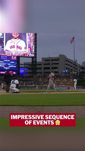 Come for the bat flip, stay for the fan catch 😯