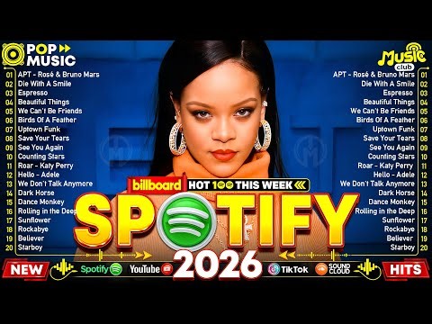 Taylor Swift, Rihanna, Bruno Mars, Adele, Maroon 5, Selena Gomez, Dua Lipa 🍒 Billboard Hot 100