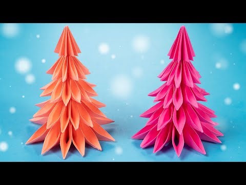 🎄DIY Christmas Craft: How to Make a Stunning Origami Christmas Tree!