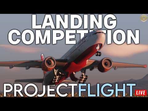 5,000 ROBUX LANDING COMPETITION IN PROJECT FLIGHT ROBLOX!| #projectflight | AviatorR1zz✈️🔴