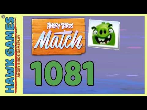 Angry Birds Match ⭐ Level 1081 - Walkthrough, No Boosters